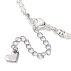 Shell Pearl & Glass Pearl Beaded Bracelets BJEW-JB10622-4