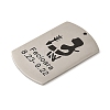 Non-Tarnish 304 Stainless Steel Pendants LS-STAS-C098-01H-P-2