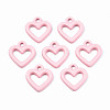 Spray Painted Alloy Charms PALLOY-T075-120C-RS-1