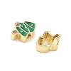 Christmas Brass Enamel Beads KK-I474-G02-2