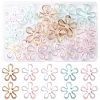 20Pcs 5 Colors Plated UV Acrylic Beads TACR-FS0001-66-1