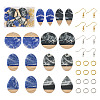 DIY Geometric Dangle Earring Making Kit DIY-TA0004-37-1