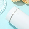 304 Stainless Steel Curb Chain & Paperclip Chain Bracelets BJEW-JB14161-02-1