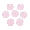 Frosted Transparent Acrylic Beads OACR-P029-19B-05-2