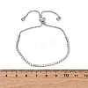 Brass Cubic Zirconia Bolo Tennis Bracelets BJEW-P232-01P-03-4