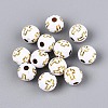 Plating Acrylic Beads X-PACR-Q113-01-1