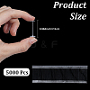 1Bag PP Garment Clothing Price Tag Label Standard Tagging Barbs KY-CP0001-38B-2