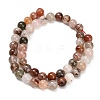 Natural Multi-Color Rutilated Quartz Beads Strands G-G300-A03-8mm-3