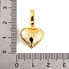 925 Sterling Silver Love Heart Pendants STER-P058-01B-G-3