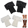 2 Pairs 2 Colors Acrylic Fibers Leg Sleeves AJEW-CY0001-31-1