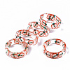 Transparent Epoxy Resin Finger Rings RJEW-S047-001C-1
