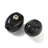 Natural Obsidian European Beads GG-CBA105B-02J-G-2