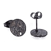 304 Stainless Steel Stud Earring Findings STAS-M228-T01-04B-2