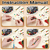 DIY Keychain Kits DIY-MA0007-25-3