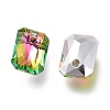 Glass Rhinestone Pendants RGLA-A024-E02-001VR-2