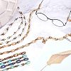 SUPERFINDINGS 6 Strands 6 Colors Handmade Acrylic Figaro Chains AJEW-FH0002-03-4