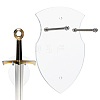 Wall-mounted Acrylic Sword Display Easels ODIS-WH0038-202A-1