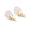 Natural Rose Quartz Pendants G-G845-07G-11-2