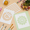 1 Set Acrylic Drawing Painting Stencils Templates DIY-BC0014-33A-5