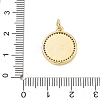 Brass Micro Pave Clear Cubic Zirconia Pendants CU-CBADD0C-06G-02-3