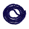 Opaque Solid Color Imitation Jade Glass Beads Strands LS-EGLA-A044-P1mm-D07-3