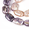 Natural Baroque Keshi Pearl Beads Strands PEAR-S020-K13-4