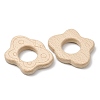Natural Beech Wood Linking Rings WOOD-I017-08-2