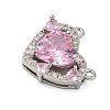 Brass Pave Cubic Zirconia Pendants KK-A273-27P-2