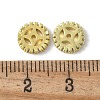 Brass Micro Pave Cubic Zirconia Beads KK-D324-11G-03-2