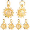 16Pcs Rack Plating Eco-Friendly Brass Pendants KK-BBC0023-09-1