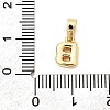 Brass Letter Charms KK-G554-22G-B-3