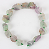 Natural Gemstone Fluorite Rough Nuggets Bead Strands G-E219-08-2