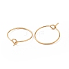 316L Surgical Stainless Steel Hoop Earring Findings STAS-D164-02G-2