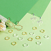 16Pcs 2 Colors 201 Stainless Steel Huggie Hoop Earrings Findings STAS-BBC0008-39E-4
