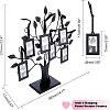 Iron Family Tree Picture Frame Stand AJEW-WH0223-71-2