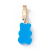 Opaque Resin Pendants RESI-E020-01G-01-2