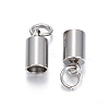 201 Stainless Steel Cord Ends X-STAS-E120-01-4.2mm-2