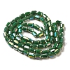 Electroplate Glass Beads Strands EGLA-D031-01E-2