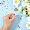 6Pcs Stainless Steel Spring Gate Rings STAS-BBC0008-34B-3