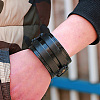 1Pc Cowhide Cord Wide Cord Bracelets BJEW-CL0001-07A-4