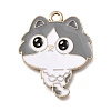 Alloy Enamel Pendants FIND-E047-02KCG-02-1