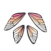 Transparent Resin Crystal AB Rhinestone Pendants Set RESI-TAC0002-46A-1