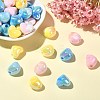 90Pcs 3 Colors UV Plating Opaque Rainbow Iridescent Acrylic Beads PACR-CJ0001-32-6