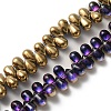 Electroplate Glass Beads GLAA-WH0023-29I-1