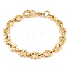 304 Stainless Steel Oval Link Chain Bracelets for Women Men BJEW-F488-48A-G-4