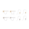 10 Pairs Plastic Clip-on Earring Findings STAS-UN0024-79-2