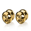 Halloween Ghost Face Brass and Alloy Ear Tunnels FS-WGACCDC-13-1