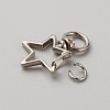 Alloy Swivel Clasps PALLOY-WH0104-16A-P-2