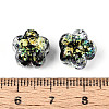 Handmade Foil Lampwork Beads Strands FOIL-T008-06C-4