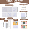 Cotton Plastic Iron Punch Needle Kits DIY-WH20048-075-2